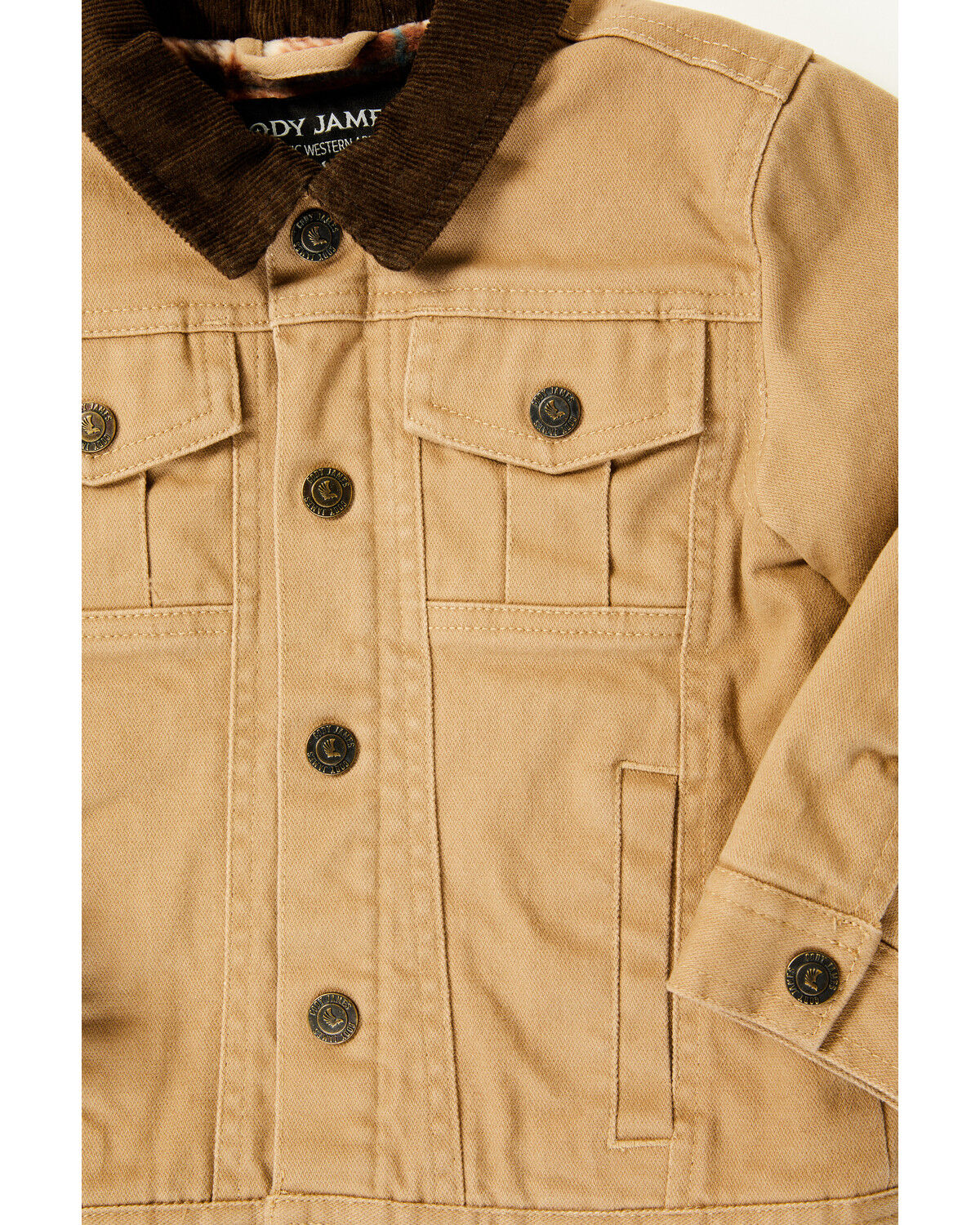 Image #2 - Cody James Toddler Boys' Ozark Washed Canvas Rancher Jacket, Beige, hi-res