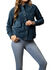 Image #1 - Kimes Ranch Women's Bonnie Relaxed Fit Long Sleeve Snap Western Shirt, Blue, hi-res
