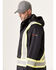 Image #2 - Forge Workwear Men's FR HiVis Insulated Rain Jacket, Navy, hi-res