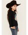 Image #2 - Wrangler Girls' Desert Scene Long Sleeve Graphic T-Shirt, Black, hi-res