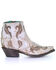 Corral Women's Lazer Ankle Fashion Booties - Snip Toe, White, hi-res