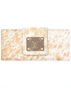 Keep It Gypsy Women's Cowhide Patch Wallet, White, hi-res