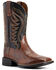 Image #1 - Ariat Men's Amos Hand Stained Western Boots - Square Toe, Brown, hi-res