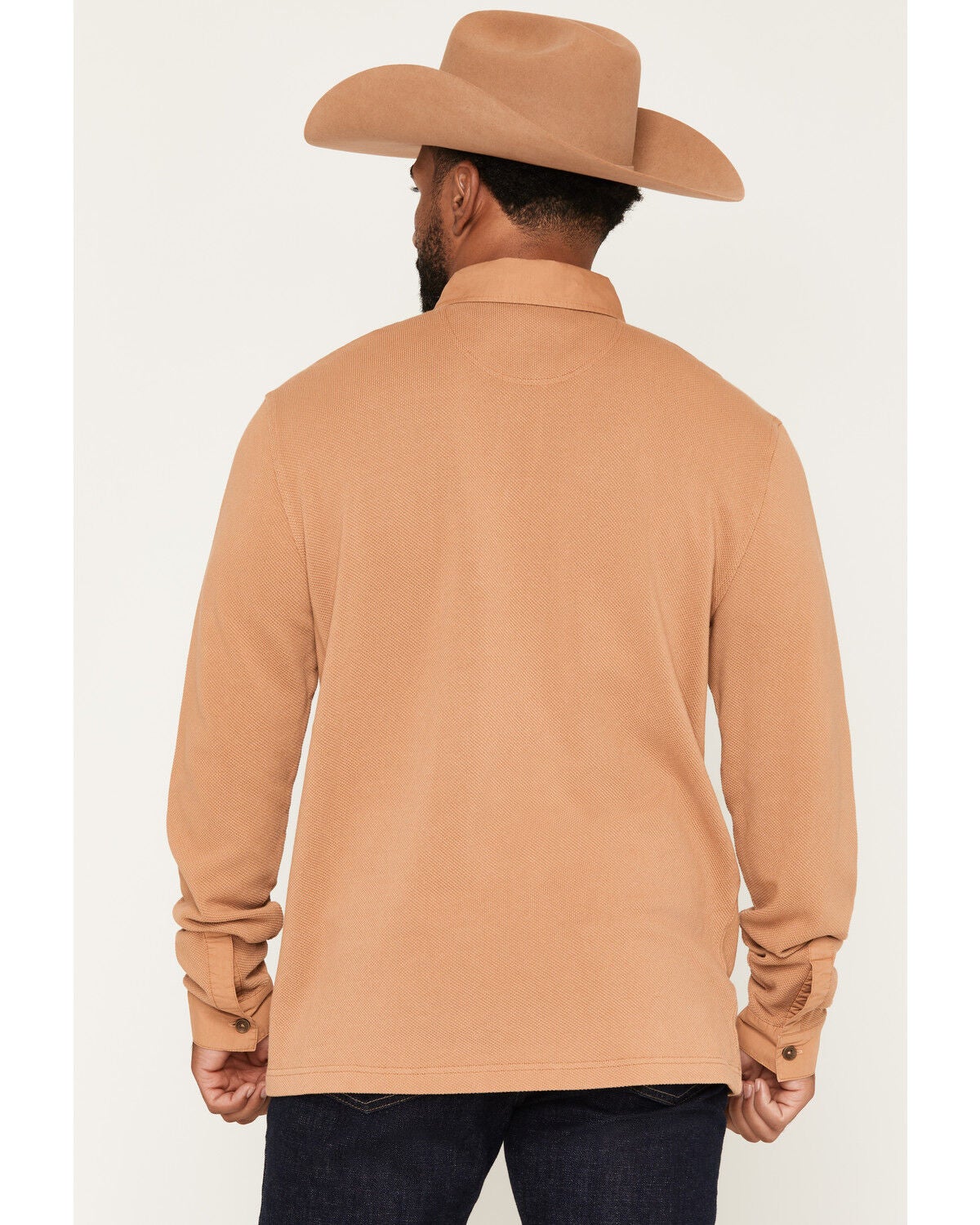 Image #4 - Kimes Ranch Men's Rockaway Long Sleeve Button-Down Polo Shirt, Tan, hi-res