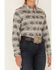 Image #3 - Ariat Women's Southwestern Stripe Print Long Sleeve Snap Creekside Western Shirt, Teal, hi-res