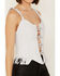 Image #3 - Understated Leather Women's Finish Line Corset, White, hi-res