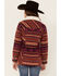 Image #4 - Powder River Outfitters Women's Southwestern Print Jacquard Sherpa-Lined Coat, Red, hi-res