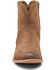 Image #4 - Frye Men's Austin Inside Zip Roughout Ankle Boots - Medium Toe , Brown, hi-res