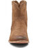 Image #4 - Frye Men's Austin Inside Zip Roughout Ankle Boots - Round Toe, Brown, hi-res