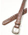 Image #2 - Cody James Men's Amarillo Exotic Caiman Leather Belt, Brown, hi-res