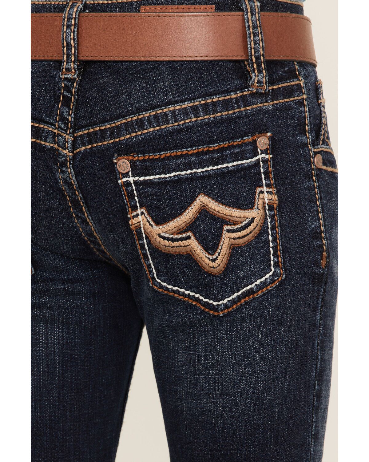 Image #2 - Shyanne Little Girls' Medium Wash Bootcut Riding Jeans, Medium Wash, hi-res