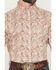 Image #3 - George Strait by Wrangler Men's Paisley Print Short Sleeve Button-Down Stretch Western Shirt, Tan, hi-res