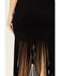Image #4 - Idyllwind Women's Shiloh Asymmetrical Faux Suede Skirt , Black, hi-res