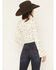 Image #4 - Idyllwind Women's Harborwood Floral Print Bell Long Sleeve Top, Cream, hi-res