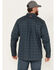 Image #4 - Hawx Men's FR Plaid Print Long Sleeve Button-Down Work Shirt, Slate, hi-res