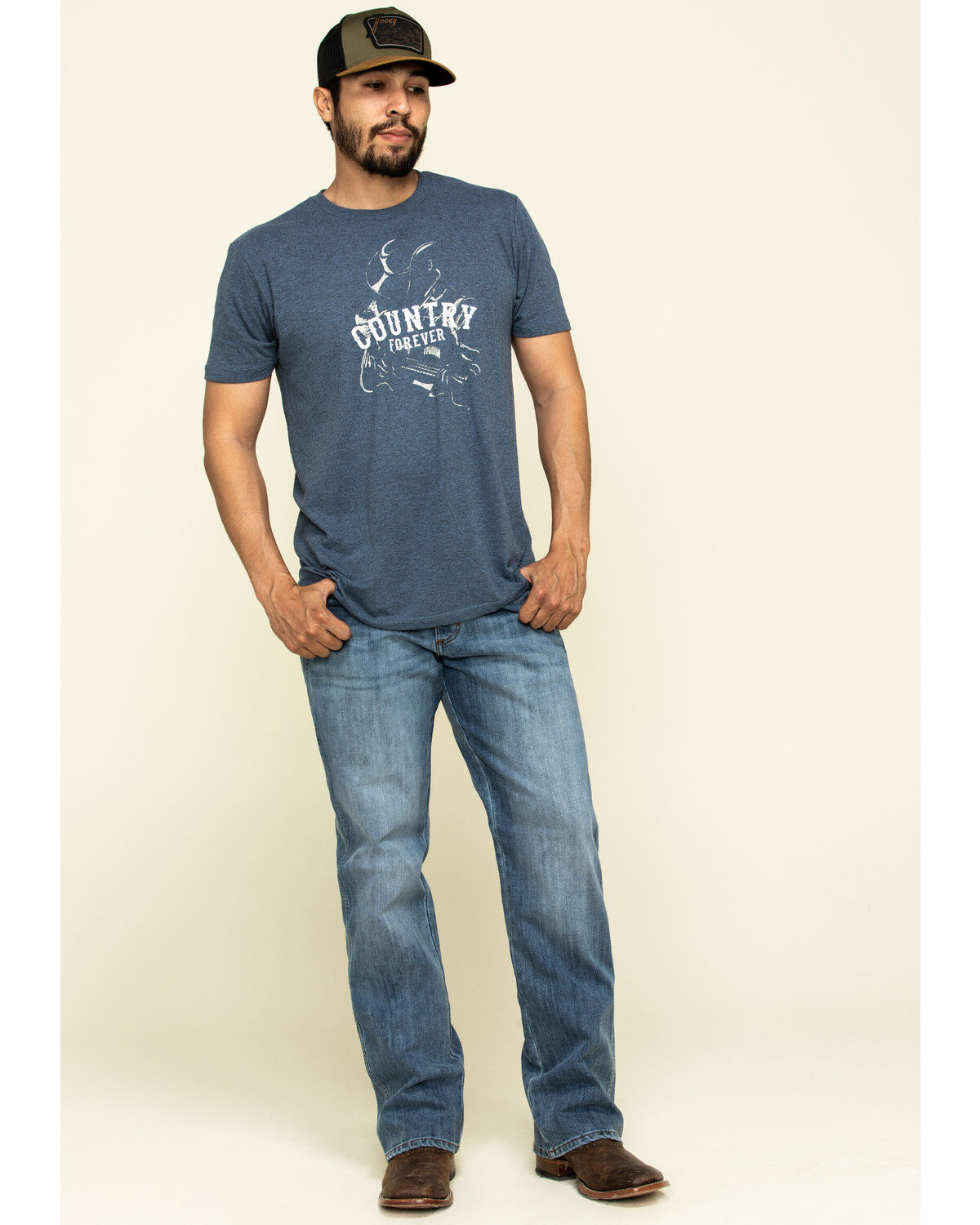 Wrangler relaxed bootcut flex jeans clearance