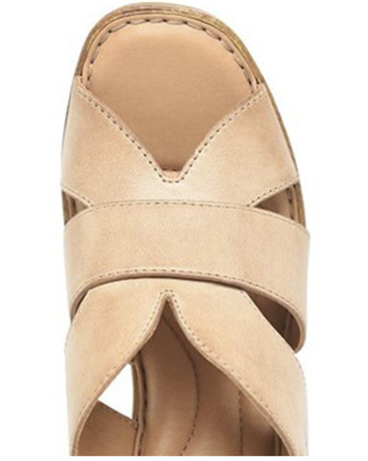 Image #6 - Born Women's Nassau Platform Sandals, Natural, hi-res