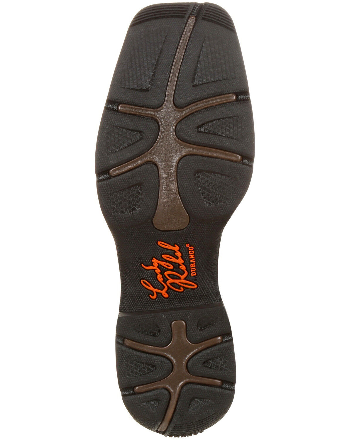 Image #7 - Durango Women's Rebel Waterproof Western Work Boots - Composite Toe, Brown, hi-res