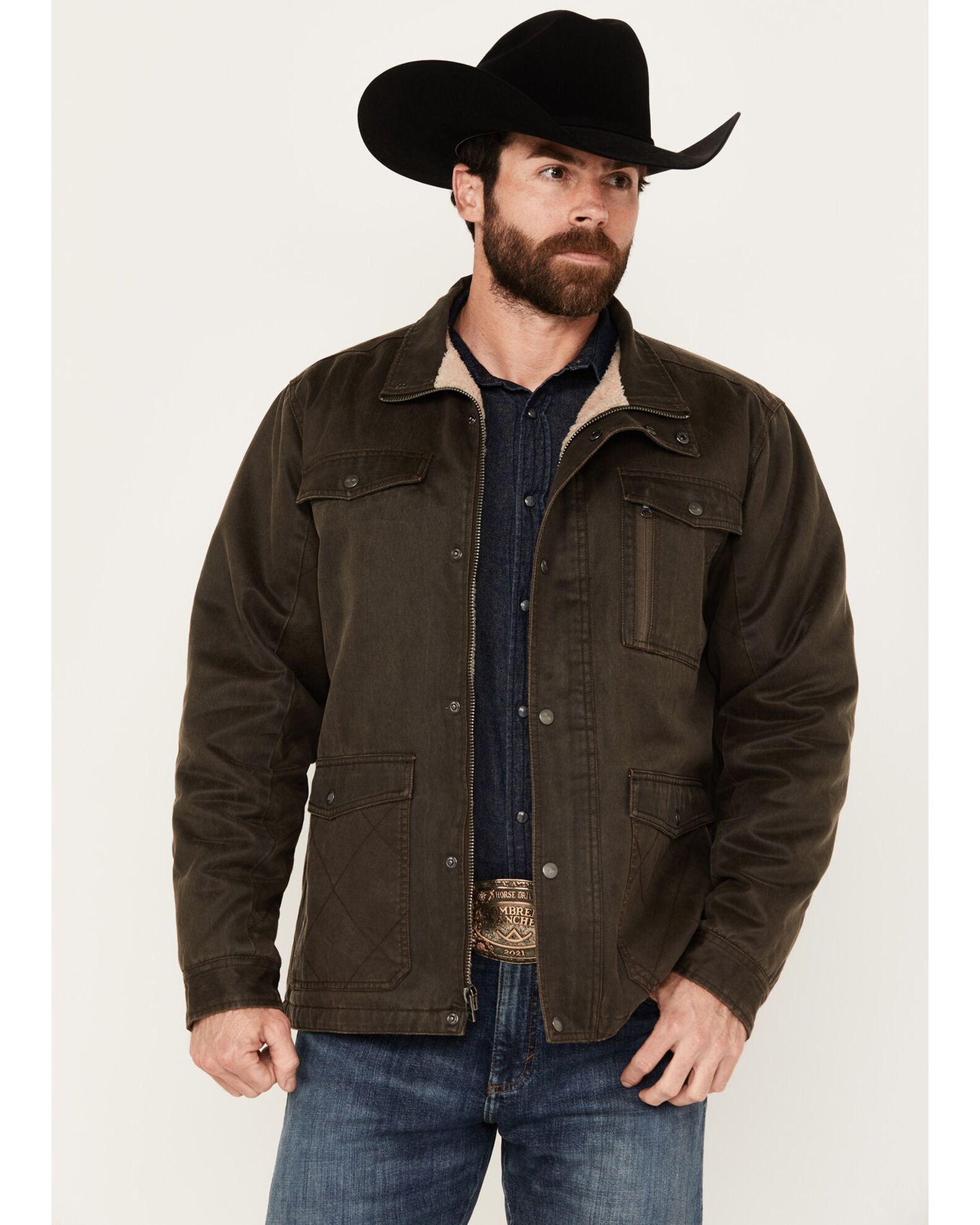 Dakota Grizzly Men s Walker Sherpa Lined Snap Jacket Country Outfitter