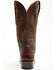 Image #5 - El Dorado Men's Exotic Caiman Western Boots - Round Toe, Brass, hi-res