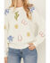 Image #3 - Blue B Women's Embroidered Conversation Print Sweater, White, hi-res