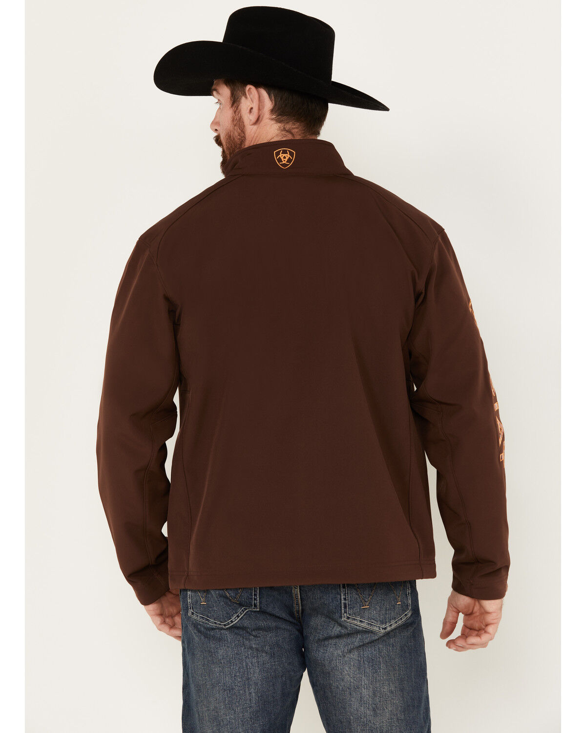 Image #4 - Ariat Men's Logo 2.0 Chimayo Jacket, Brown, hi-res