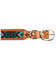 Image #4 - Myra Bag Whizter Hand-Tooled Beaded Dog Collar, Brown, hi-res