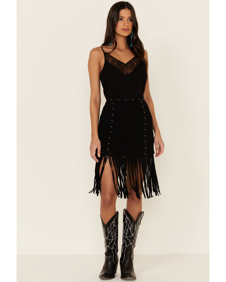 Idyllwind Women's Lightning Crochet Fringe Skirt Country Outfitter