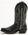 Image #3 - Laredo Women's Vera Western Boots - Square Toe, Black, hi-res