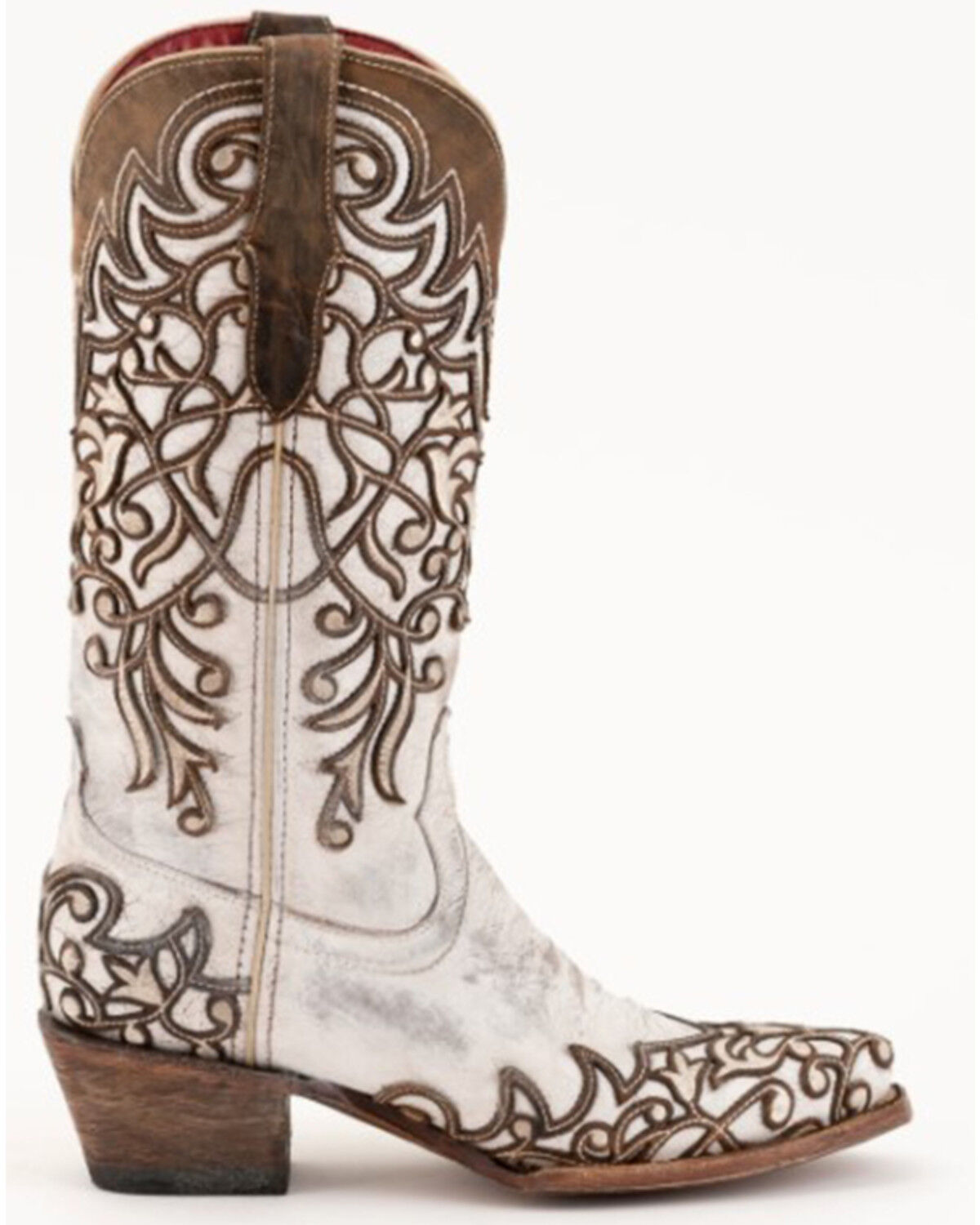 Image #2 - Ferrini Women's Ivy Vintage Embroidered Western Boots - Snip Toe, , hi-res