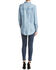 Image #4 - Miss Me Women's Denim Star Long Sleeve Button Down Shirt , Indigo, hi-res