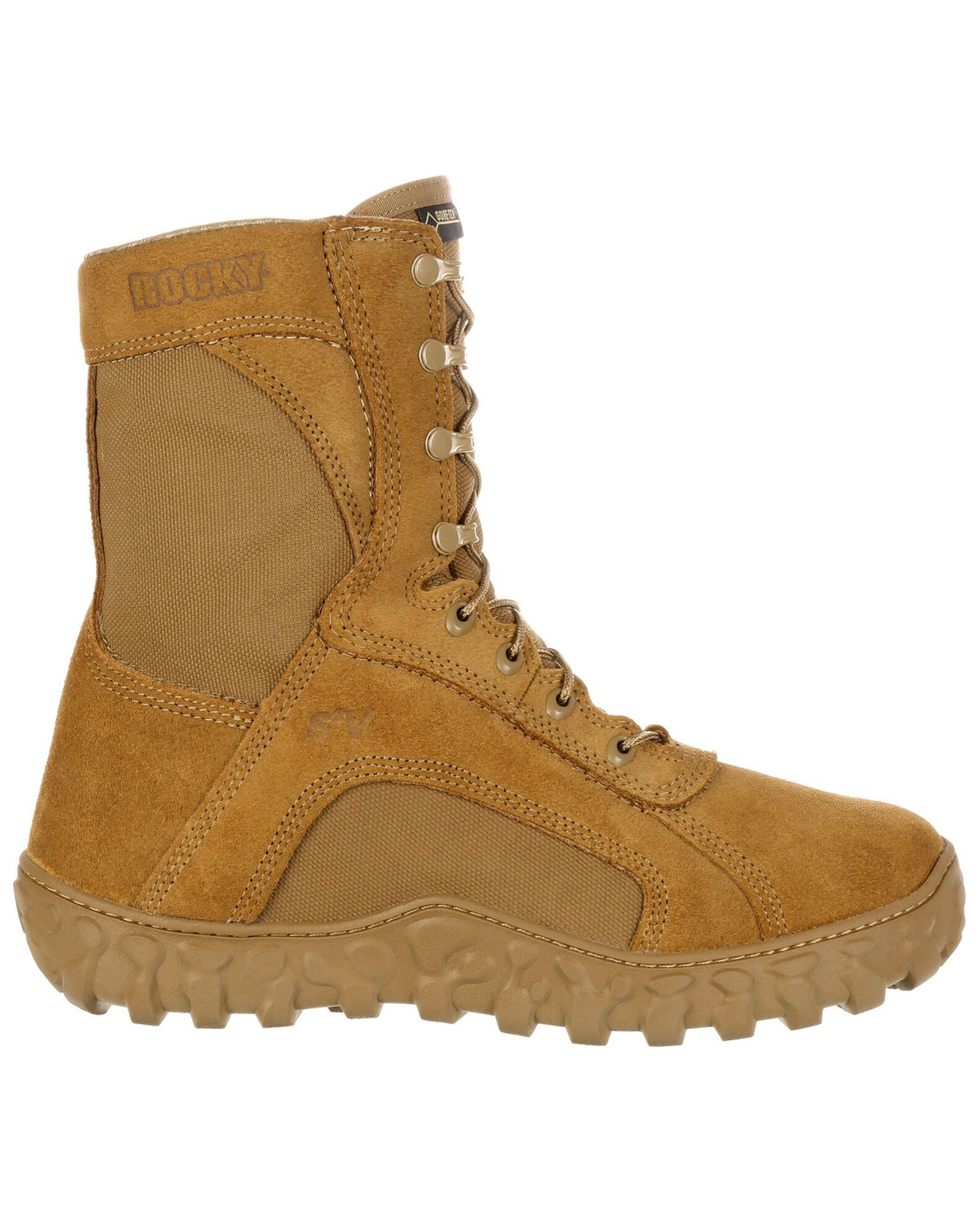 Image #2 - Rocky Men's S2V Waterproof Insulated Military Boots - Round Toe, Taupe, hi-res