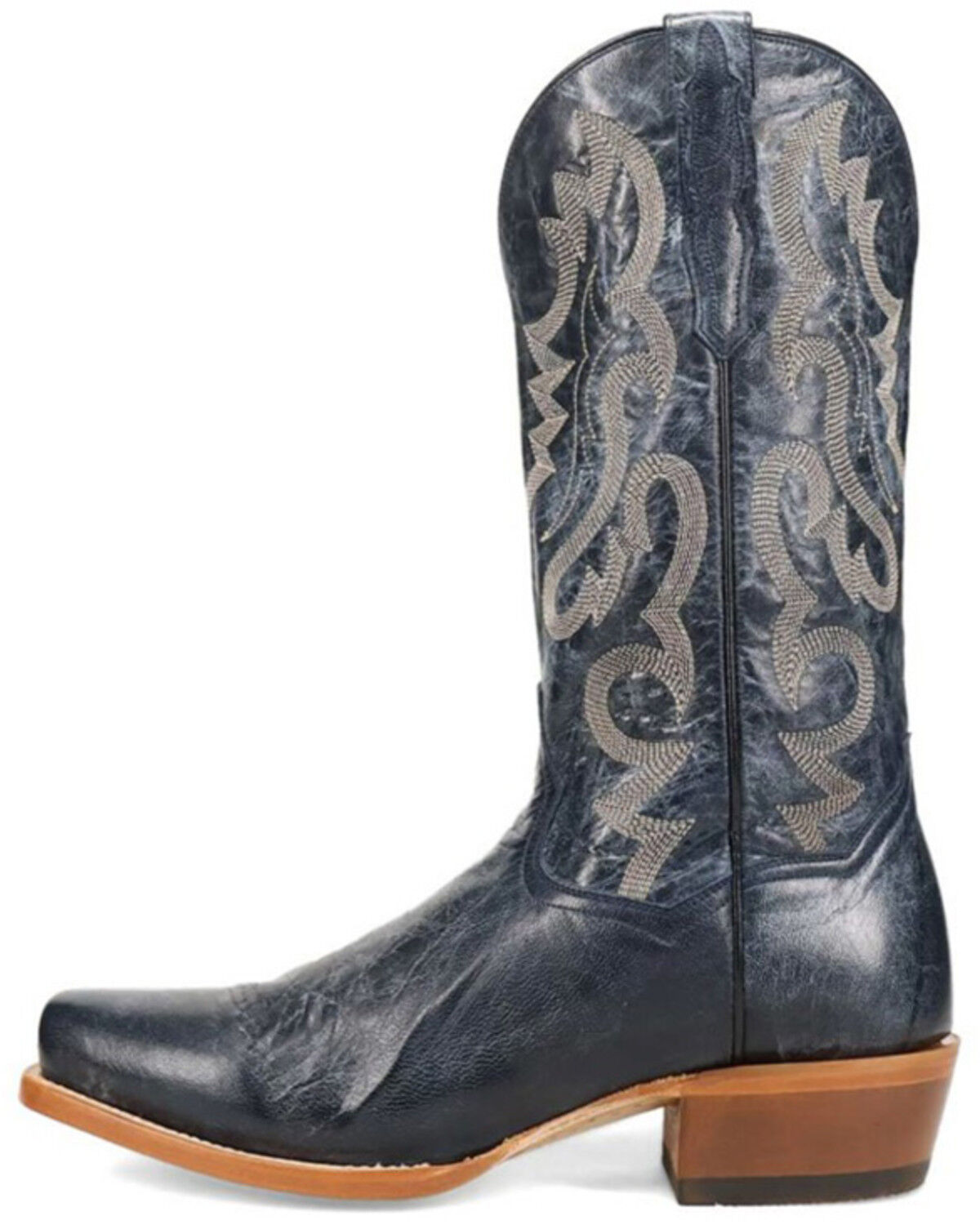 Image #3 - Dan Post Men's Calvin Tall Western Boots - Square Toe, Blue, hi-res