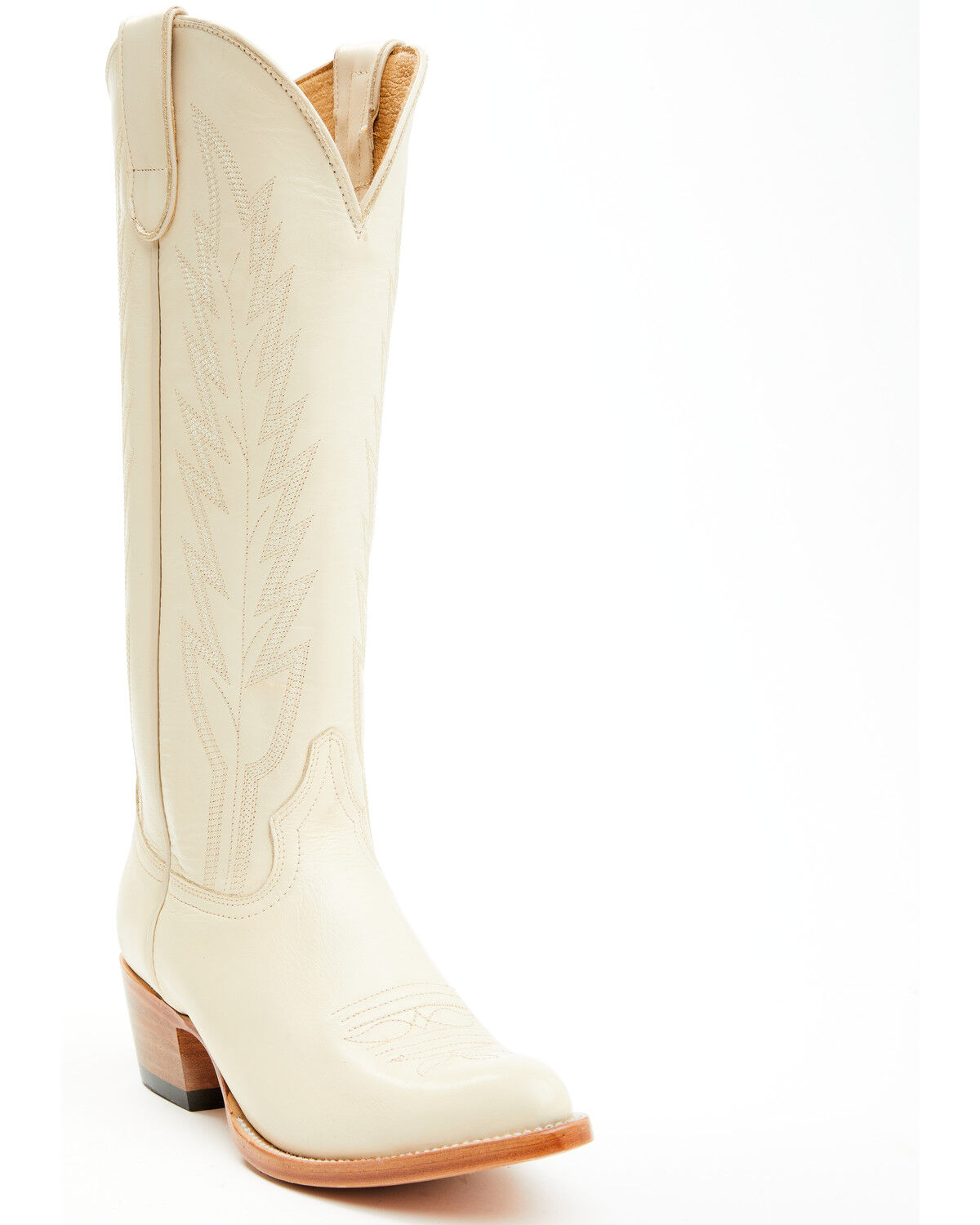 Image #1 - Macie Bean Women's Spacey Gracey Western Boots - Round Toe, Ivory, hi-res