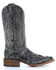 Image #2 - Corral Women's Vintage Python Inlay Western Boots - Square Toe, Black, hi-res