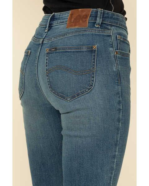 Image #4 - Lee Women's Kansas Fade Mid Rise Bootcut Jeans , Blue, hi-res