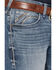 Image #2 - Ariat Men's M4 Logan Medium Wash Relaxed Straight Denim Jeans - Big, Medium Wash, hi-res