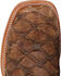 Cody James Men's Pirarucu Exotic Boots - Broad Square Toe, Brown, hi-res