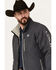 Image #2 - Cinch Men's Concealed Carry Softshell Jacket, Grey, hi-res