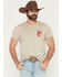 Image #2 - Pendleton Men's Whiskey Short Sleeve Graphic T-Shirt, Tan, hi-res