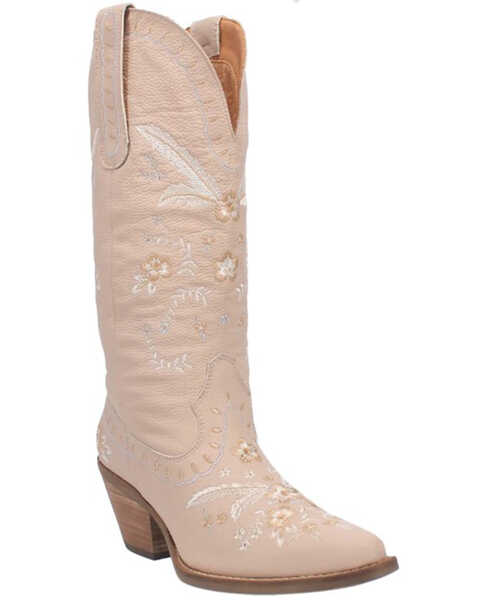 Image #1 - Dingo Women's Full Bloom Western Boots - Medium Toe, Sand, hi-res