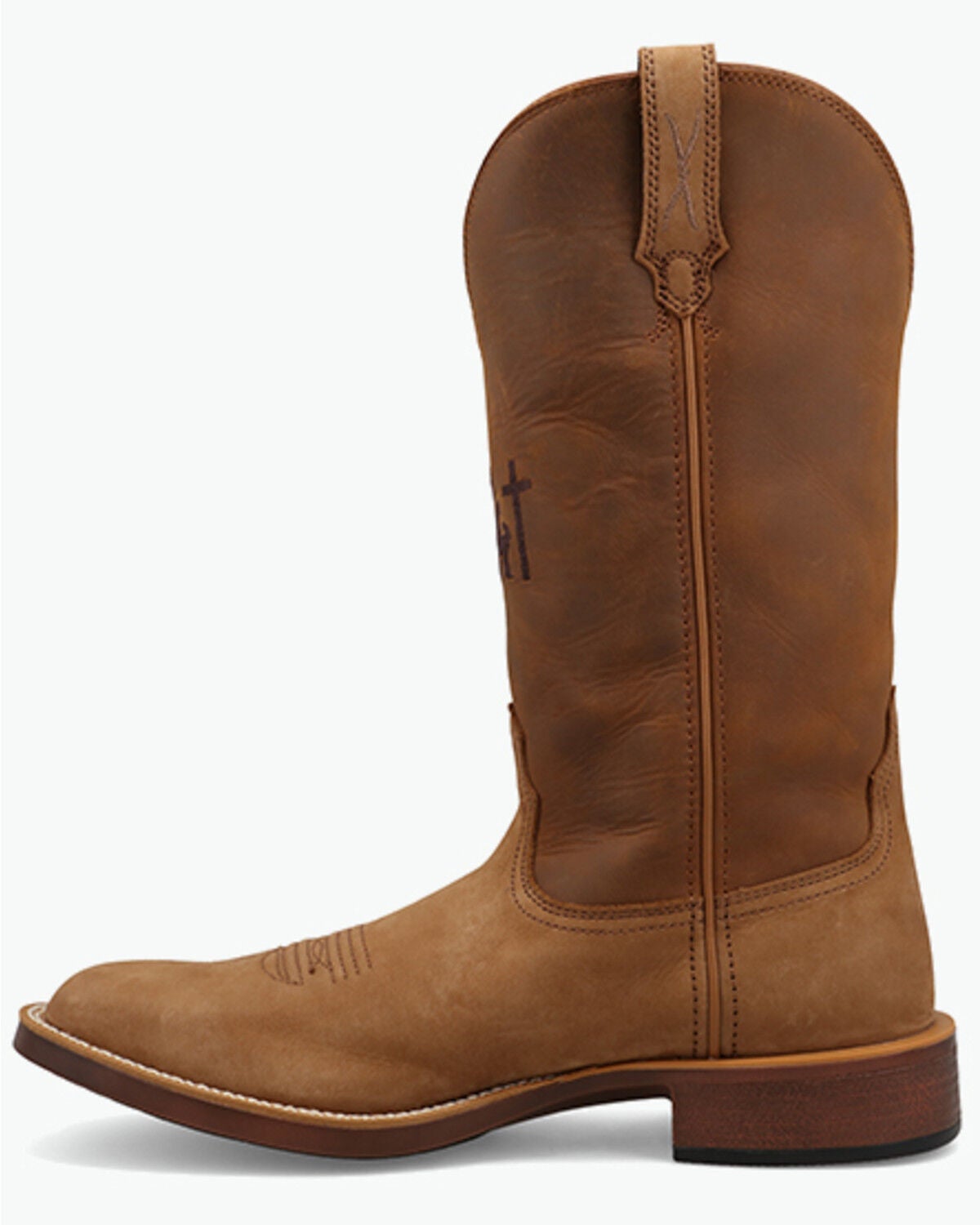 Image #3 - Twisted X Men's Top Hand Performance Western Boots - Broad Square Toe, Camel, hi-res