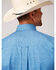 Amarillo Men's Dusk Wallpaper Print Long Sleeve Western Shirt , Blue, hi-res