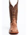 Image #7 - Tony Lama Men's San Saba Vintage Full Quill Ostrich Western Boots - Broad Square Toe, Chocolate, hi-res