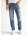 Image #1 - DEVIL-DOG Dungarees Men's Ash Core Light Wash Slim Straight Stretch Denim, Light Wash, hi-res