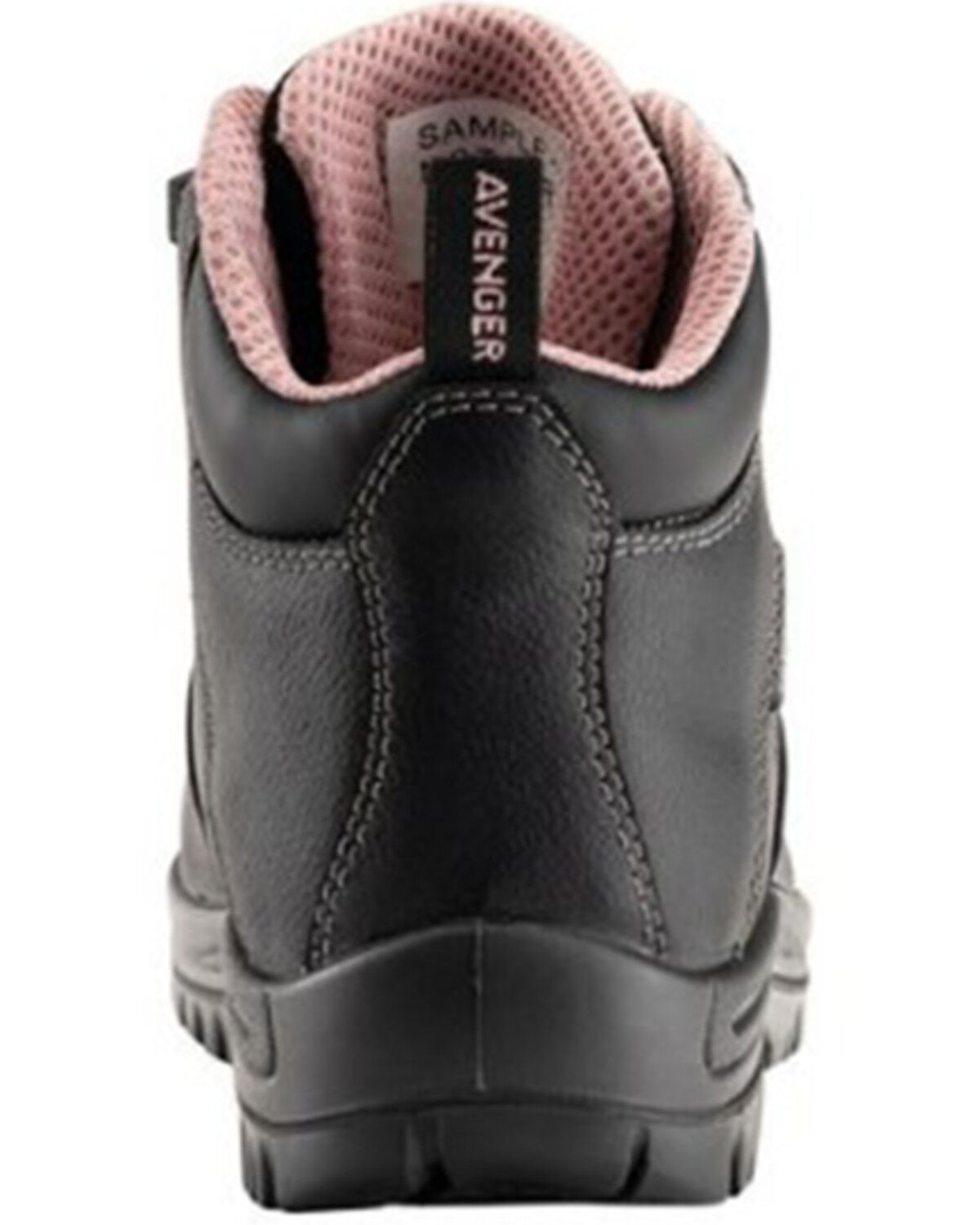 Image #5 - Avenger Women's Breaker Mid 6" Lace-Up Work Boot - Composite Toe, Black, hi-res
