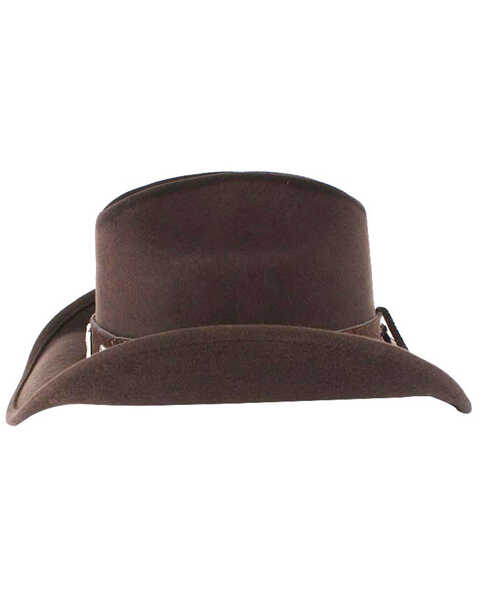 Image #6 - Cody James Kids' Monte Carlo Horsing Around Felt Cowboy Hat, Chocolate, hi-res