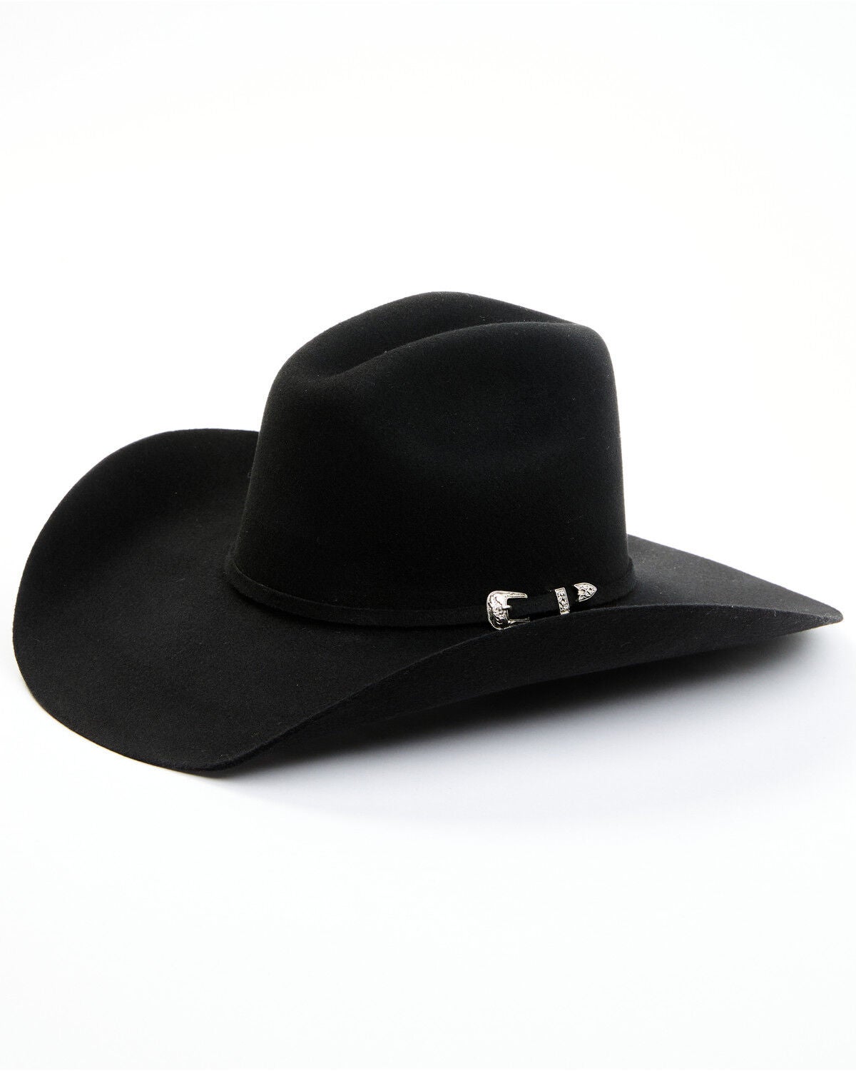 Cody James Duke 3X Felt Cowboy Hat, Black, hi-res