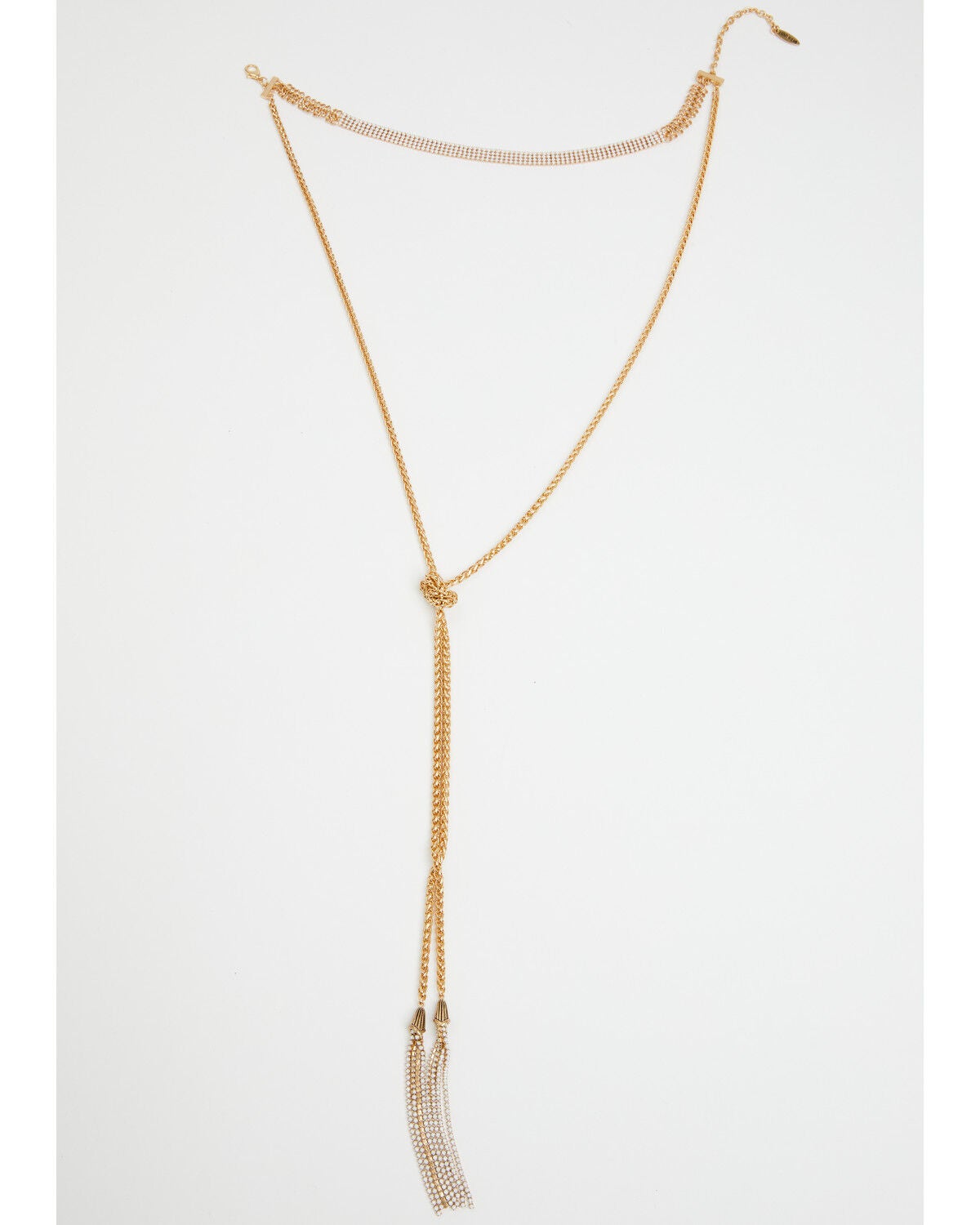 Lainey Wilson Women's Layered Choker Necklace, Gold, hi-res