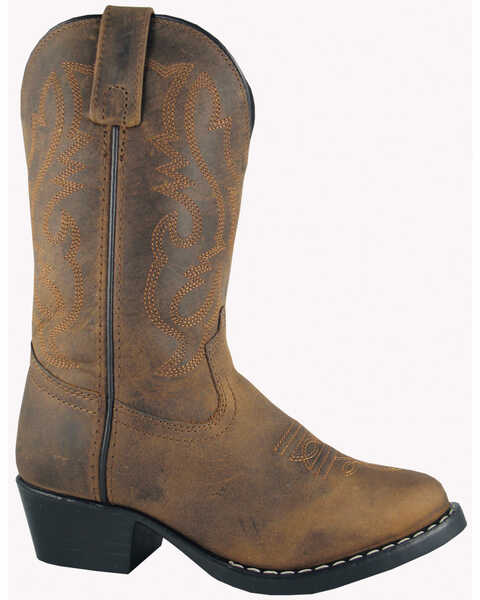 Image #1 - Smoky Mountain Boys' Denver Western Boots - Round Toe, Brown, hi-res